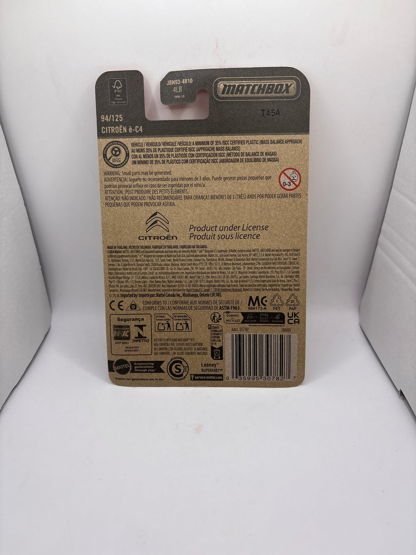 Matchbox Citroen e-C4 Diecast