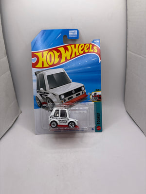 Hot Wheels Tooned Volkswagen Golf MK1 Diecast white
