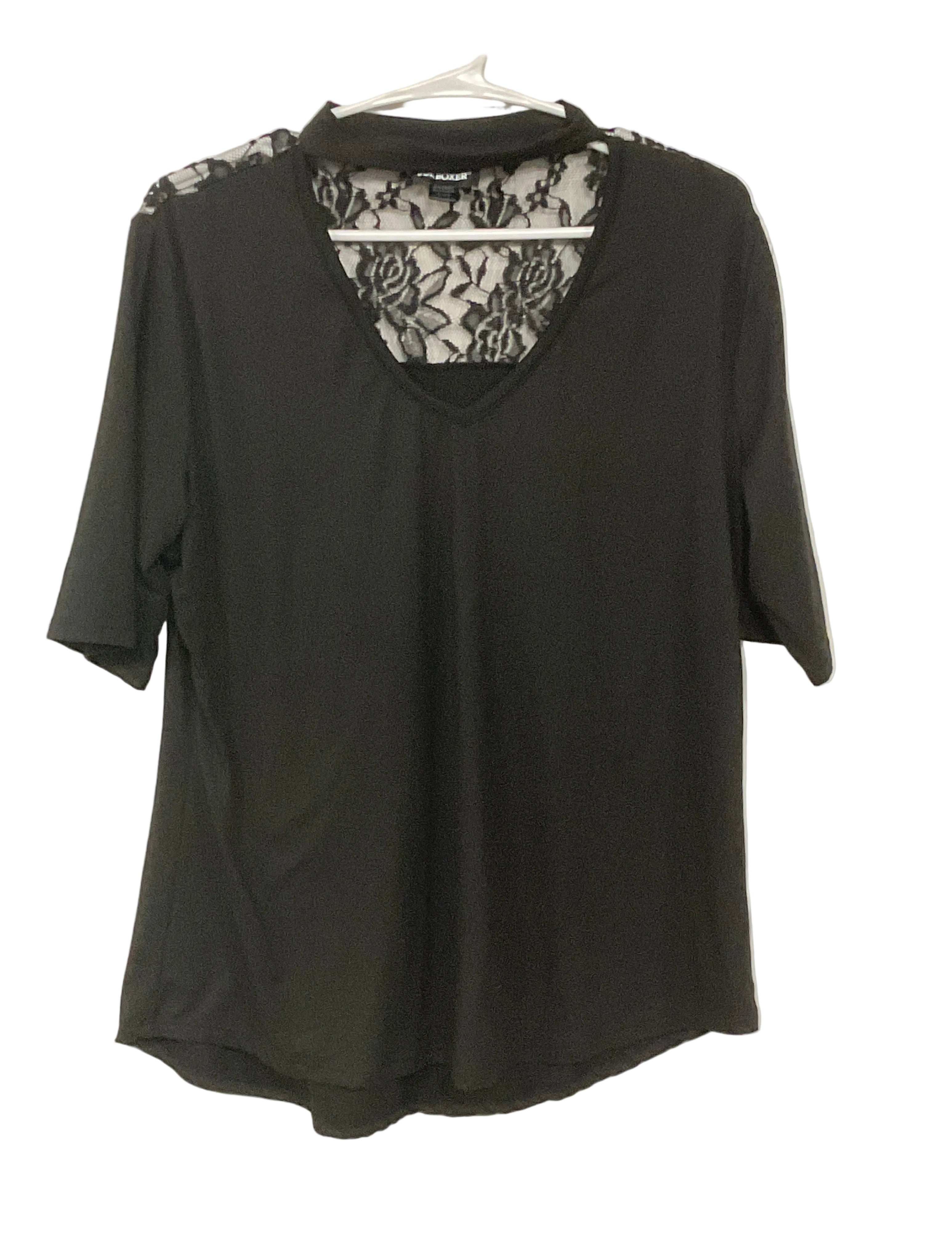 Black Lace Blouse