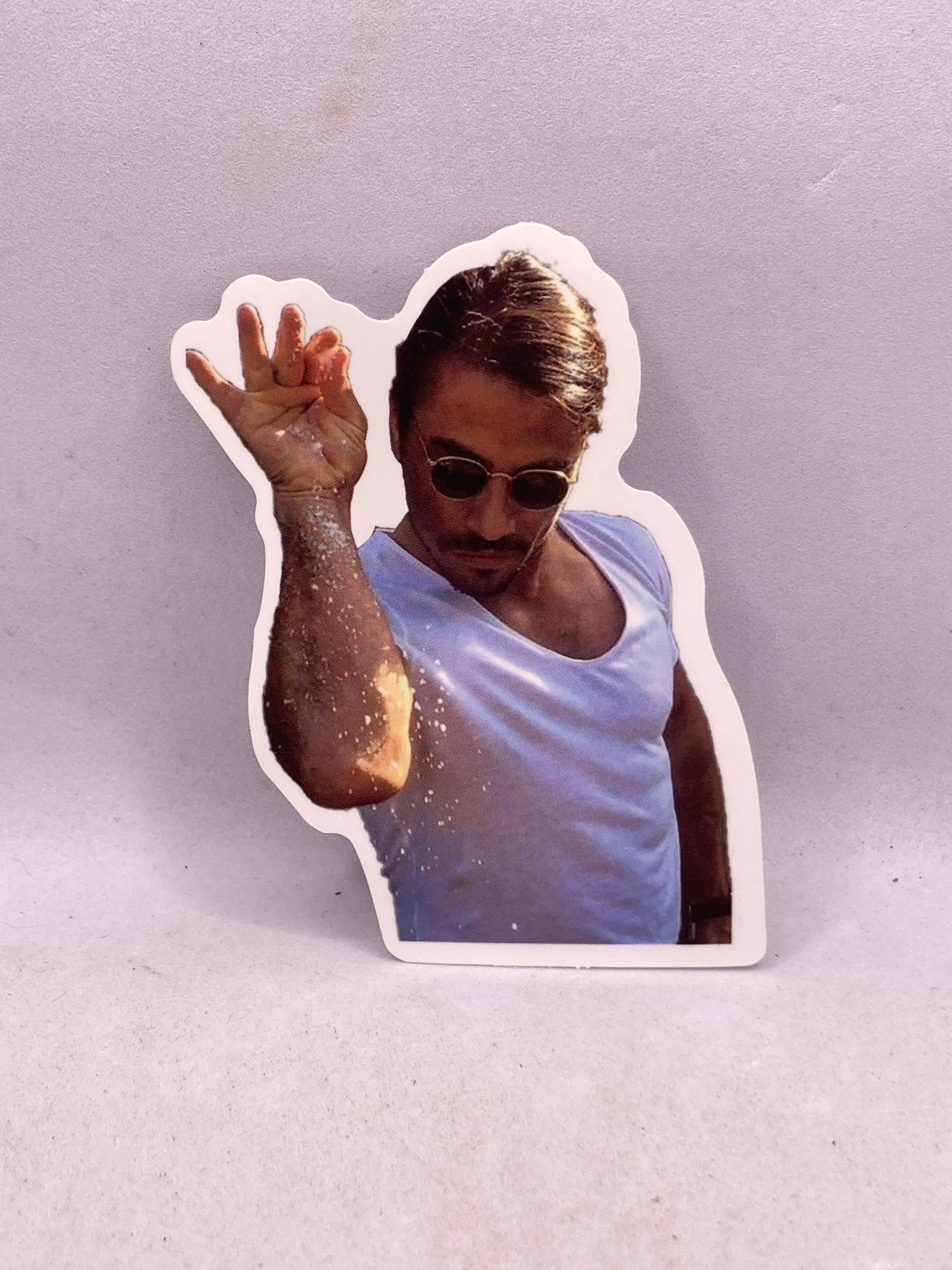Salt Bae Sticker + 2 Mystery Stickers – S and E Hobbies and Collectables