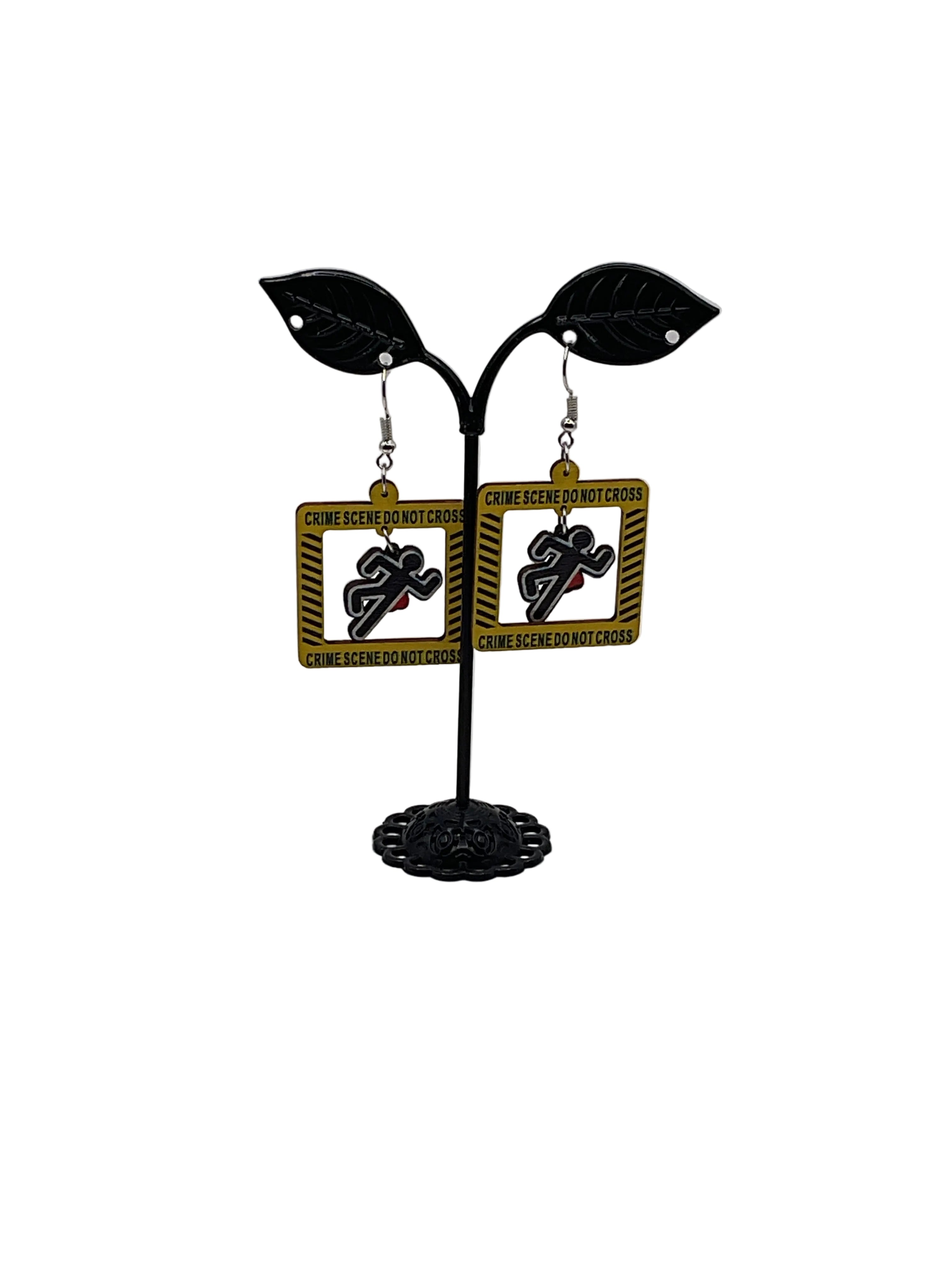 Crime Scene Earrings