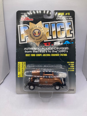 Racing Champions 1932 Ford Coupe Arizona Highway Patrol Diecast