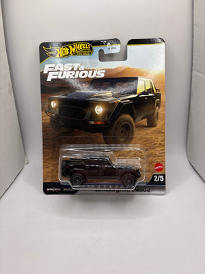 Hot Wheels Lamborghini LM002 Diecast black