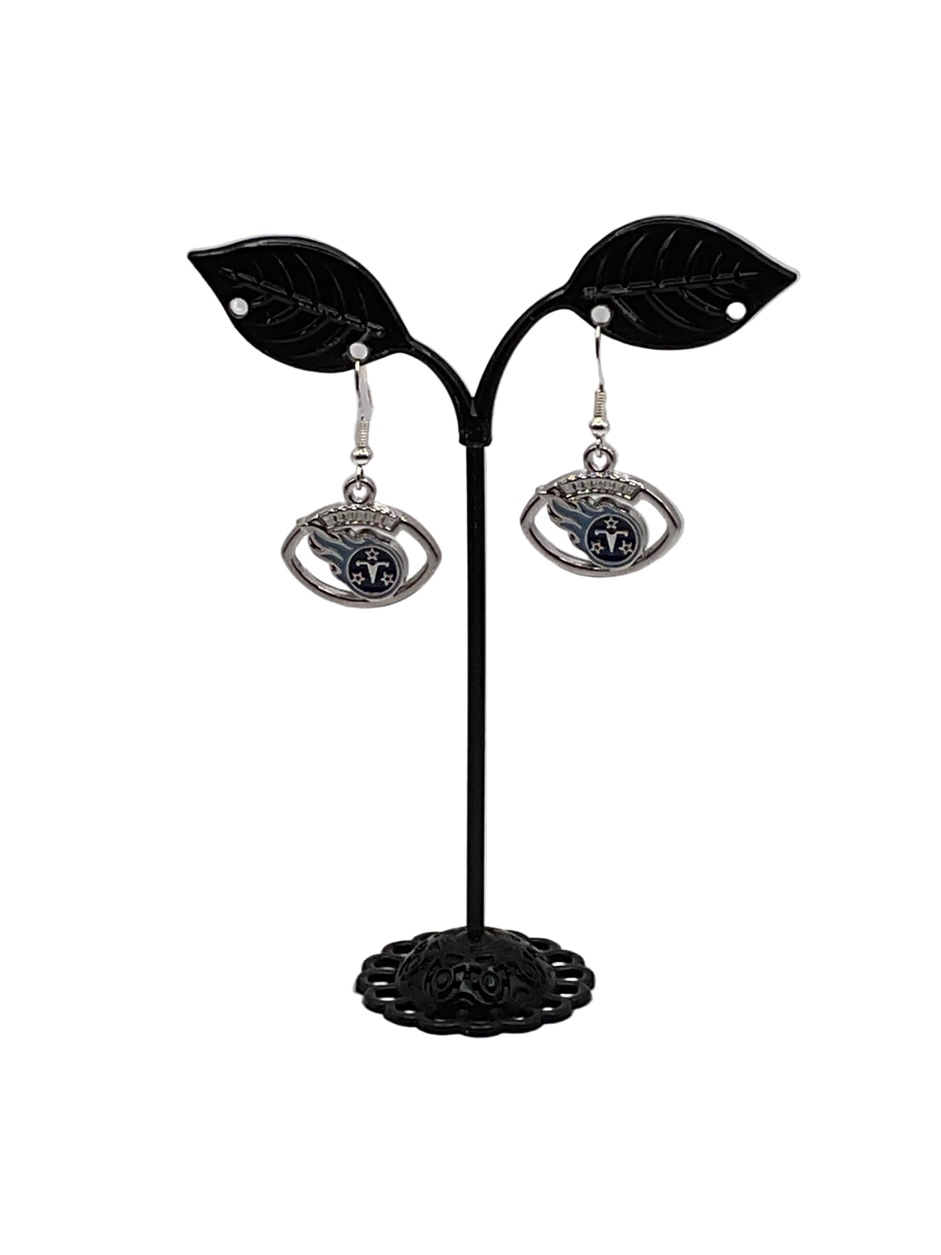 Football Shaped Football Earrings