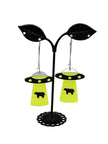 UFO earrings