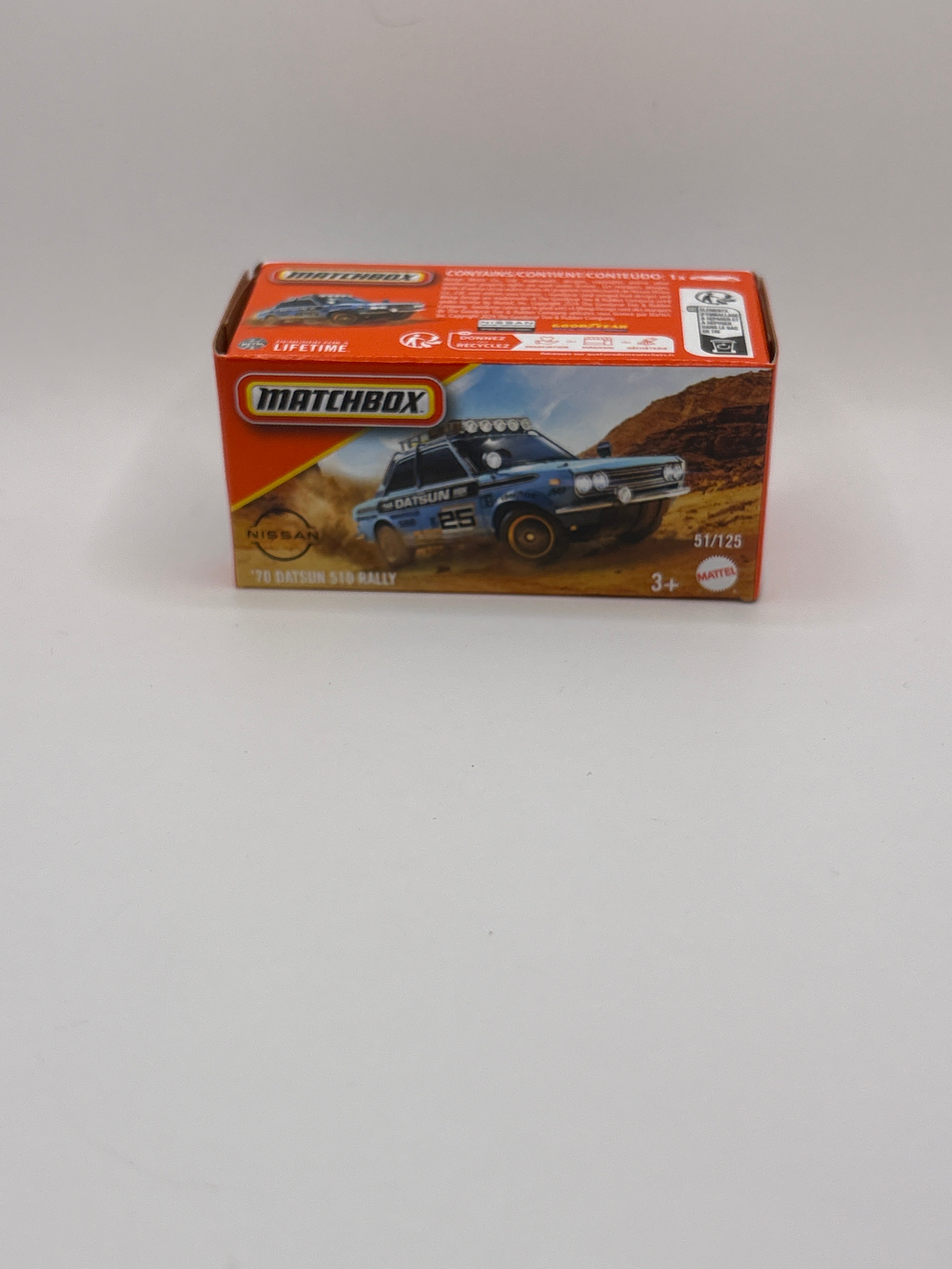 Matchbox 70 Datsun 510 Rally Diecast