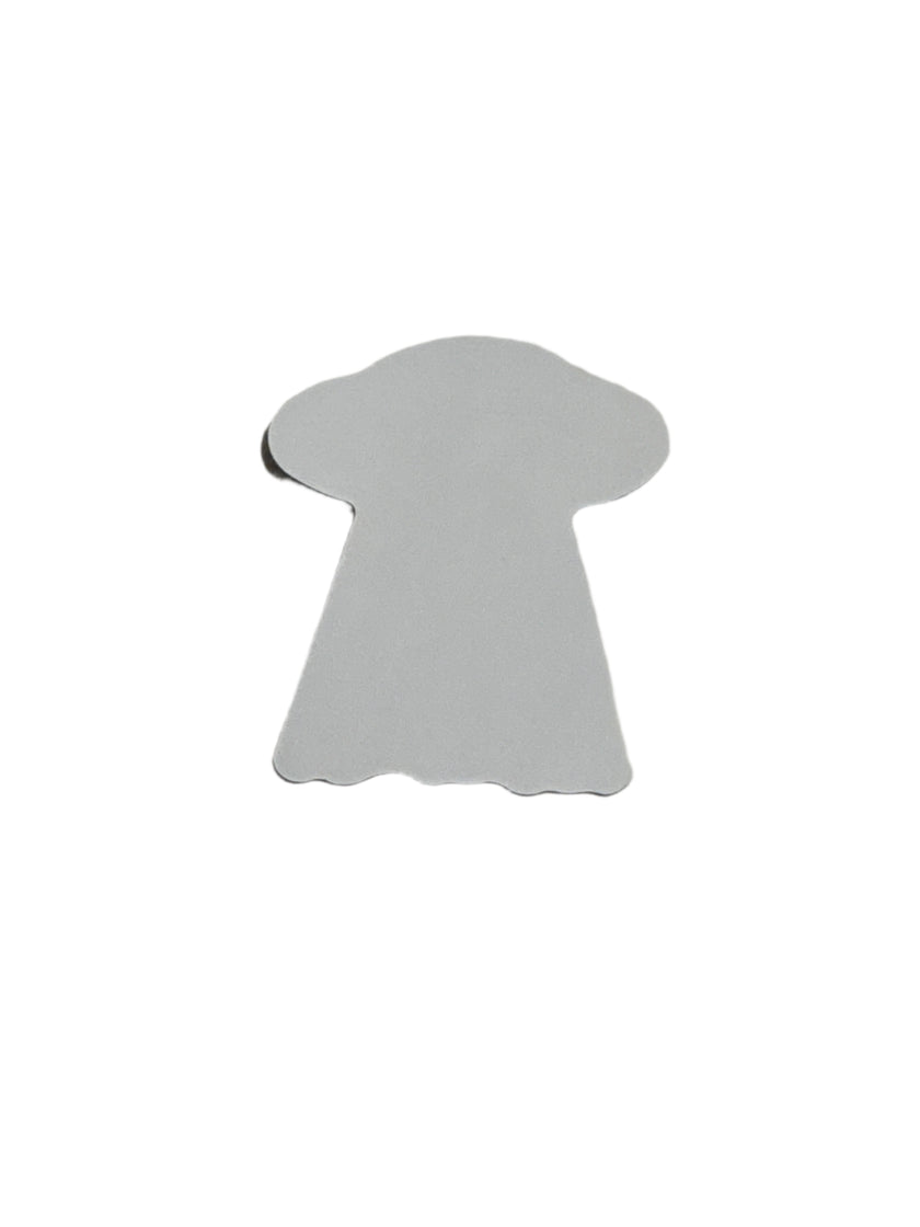 Space Ship And Cow Sticker