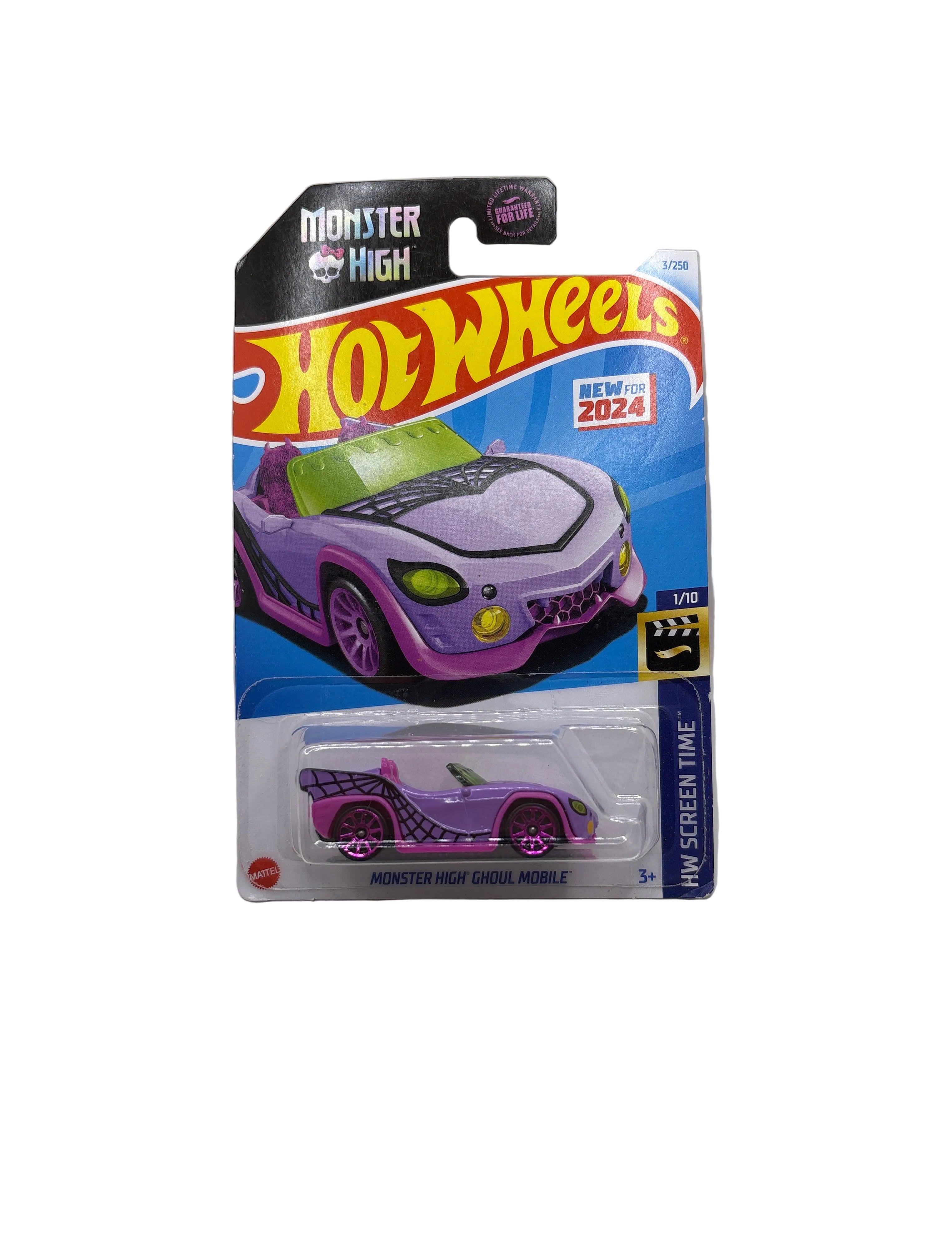 Hot Wheels Monster High Ghoul Mobile Diecast purple