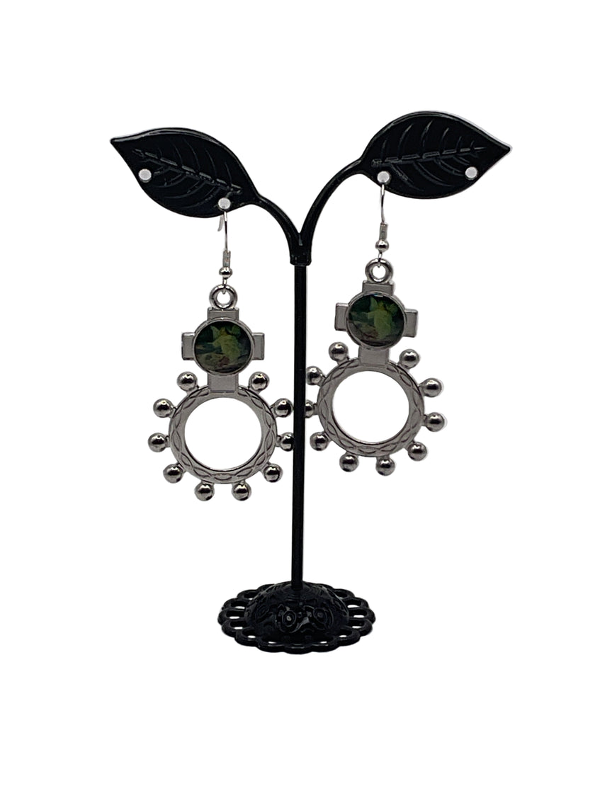 Finger Rosary Ring Earrings
