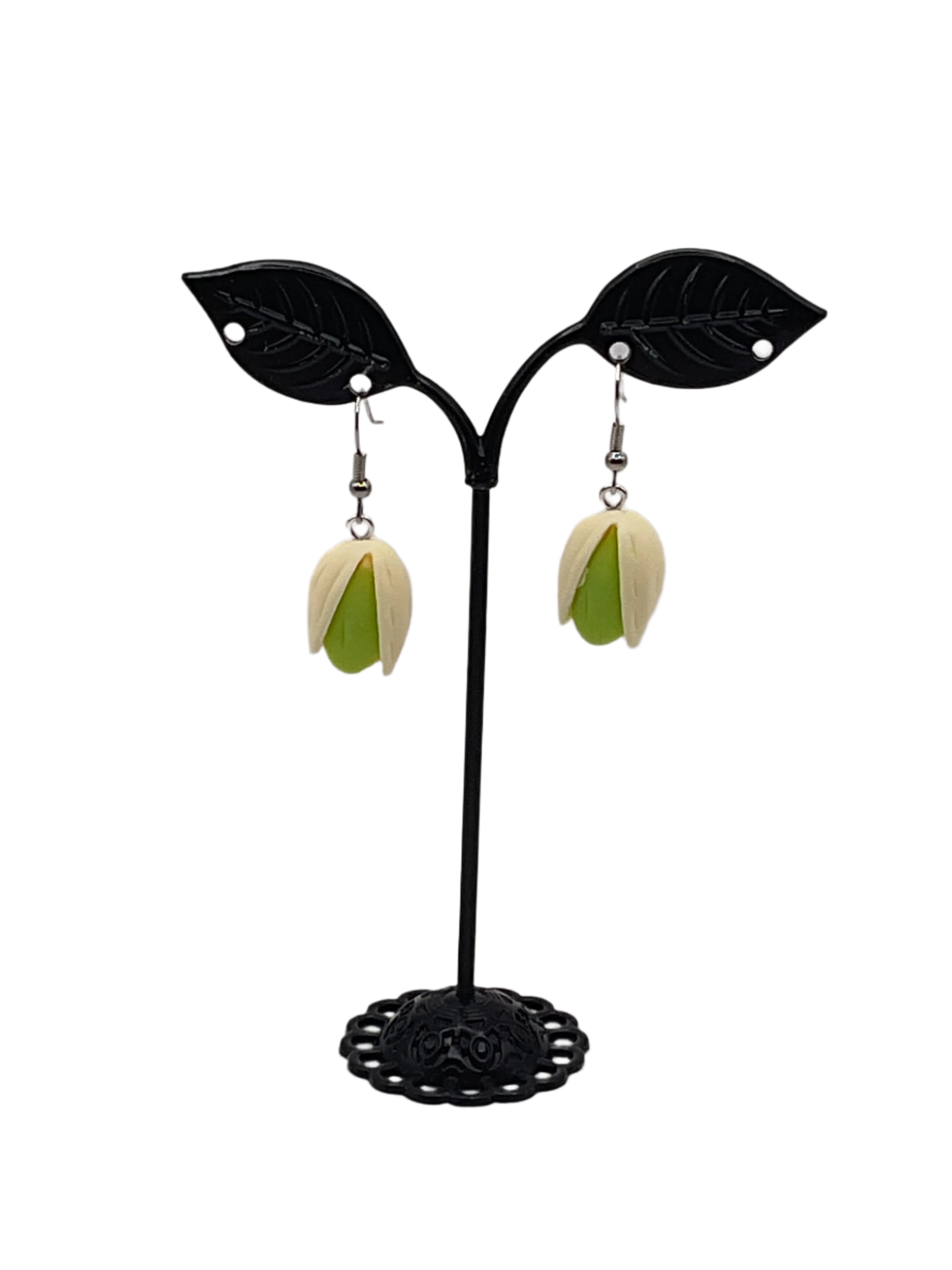 Pistachio Nut Earrings