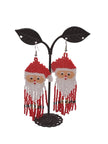 Santa Claus Tassel  Earrings
