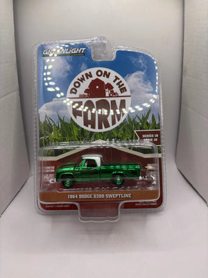 Greenlight 1964 Dodge D200 Sweptline Diecast green