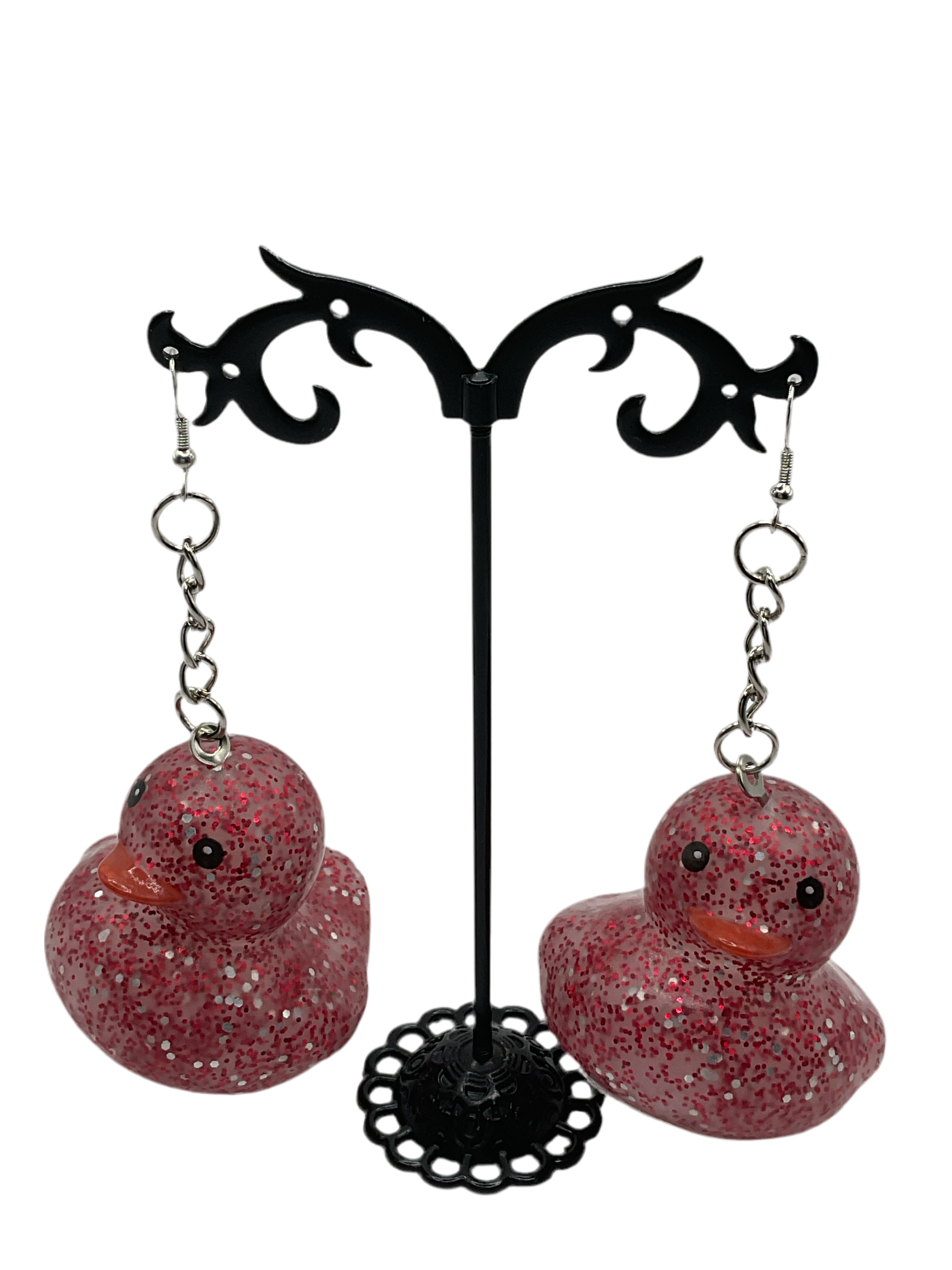 Rubber ducky earrings