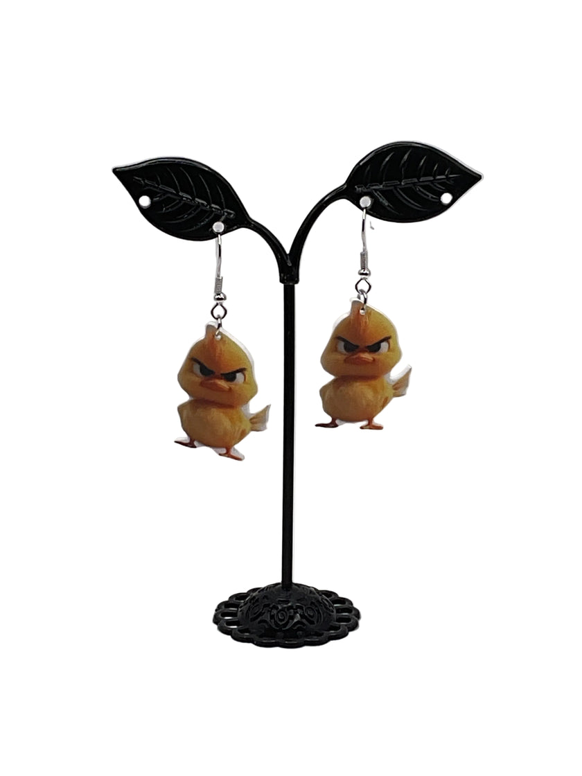 Grumpy Animal Earrings