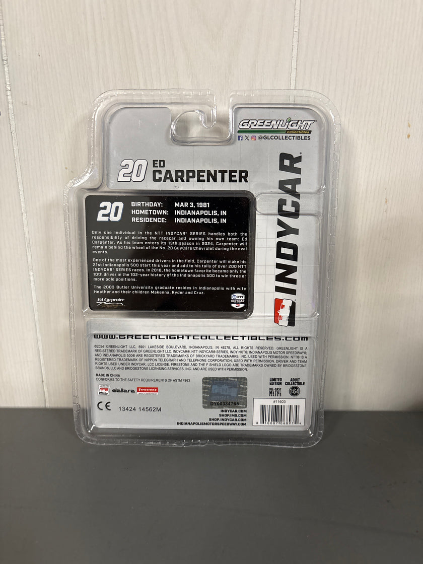 Greenlight #20 Ed Carpenter Diecast