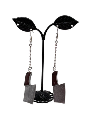 Meat Cleaver Earrings