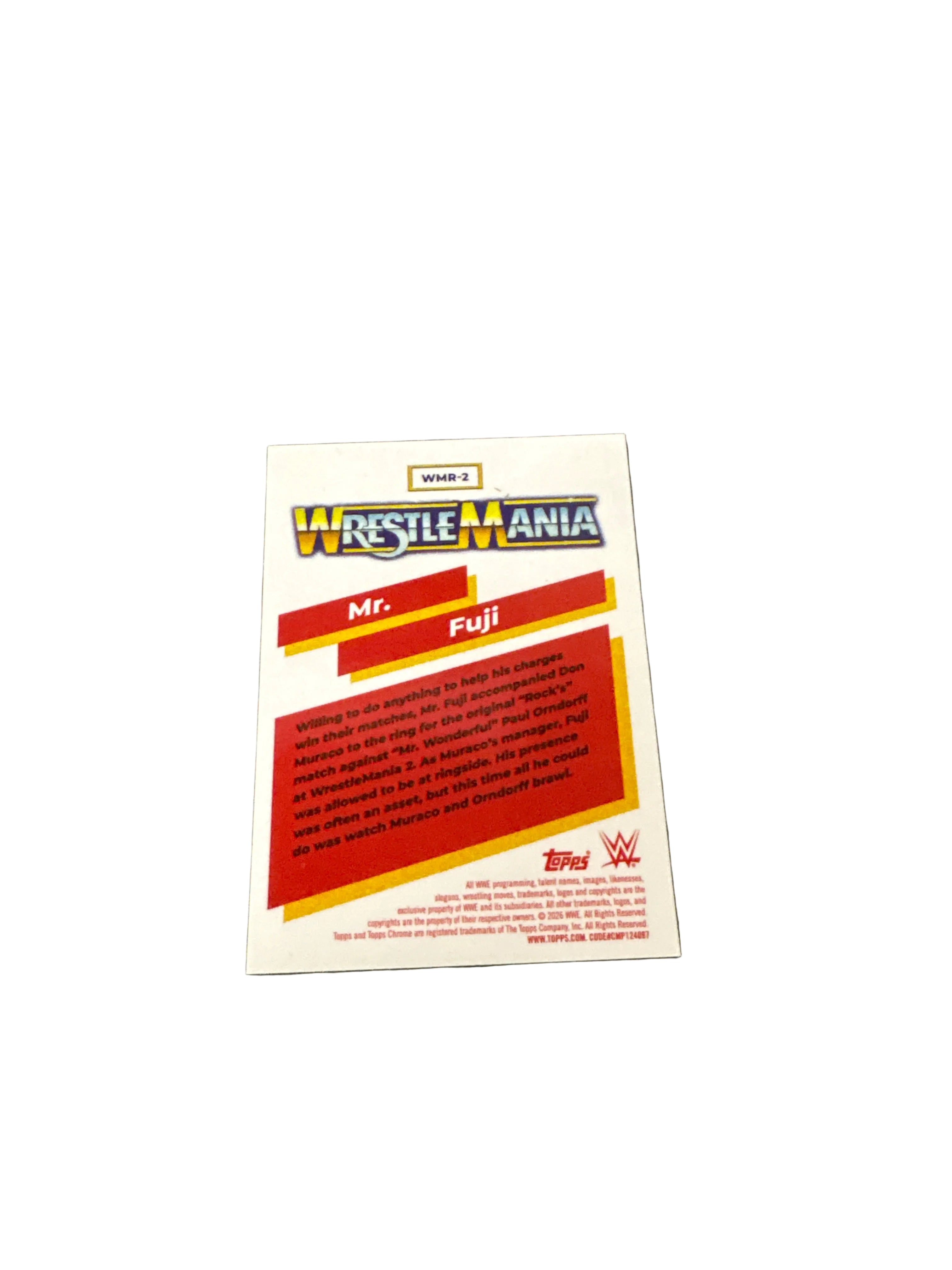 Topps Mr. Fuji