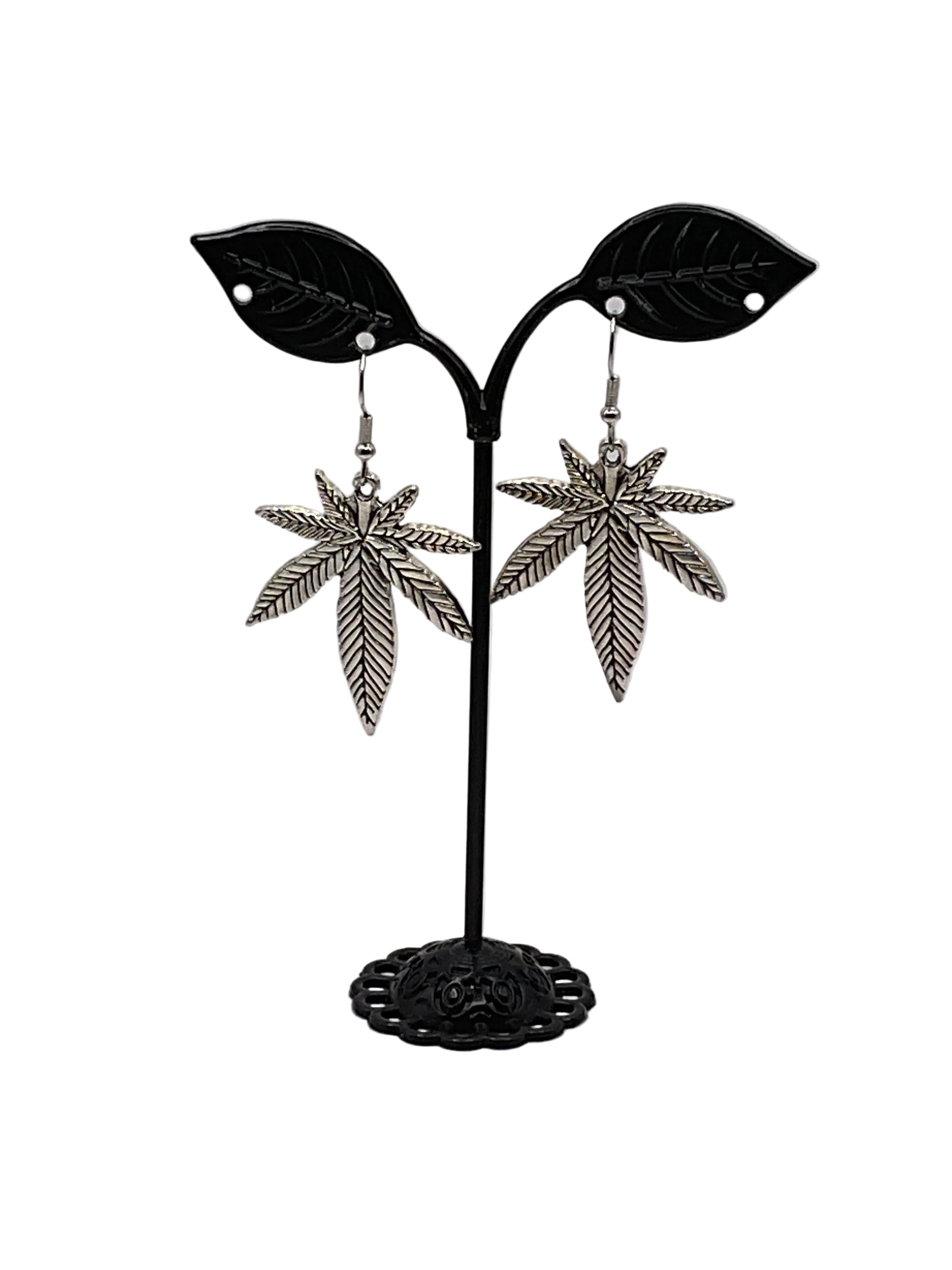 Marijuana Leaf Earrings