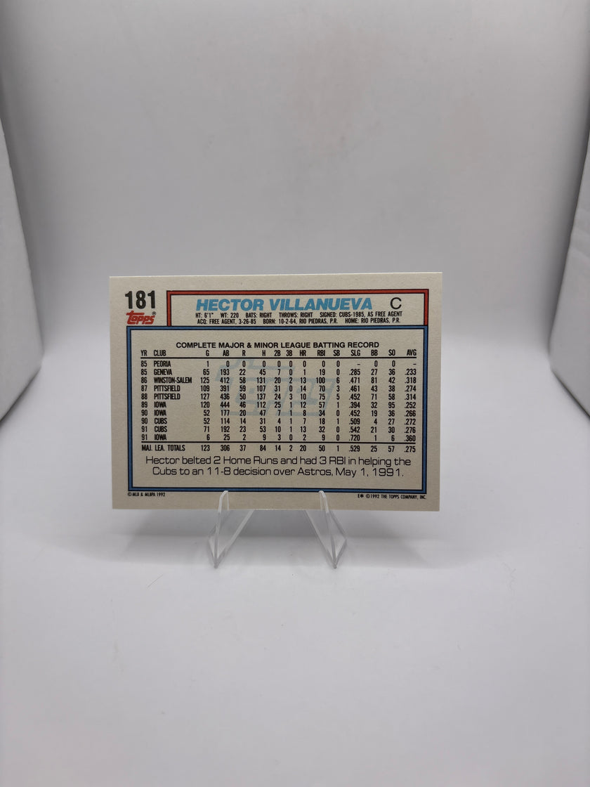 Topps Hector Villanueva