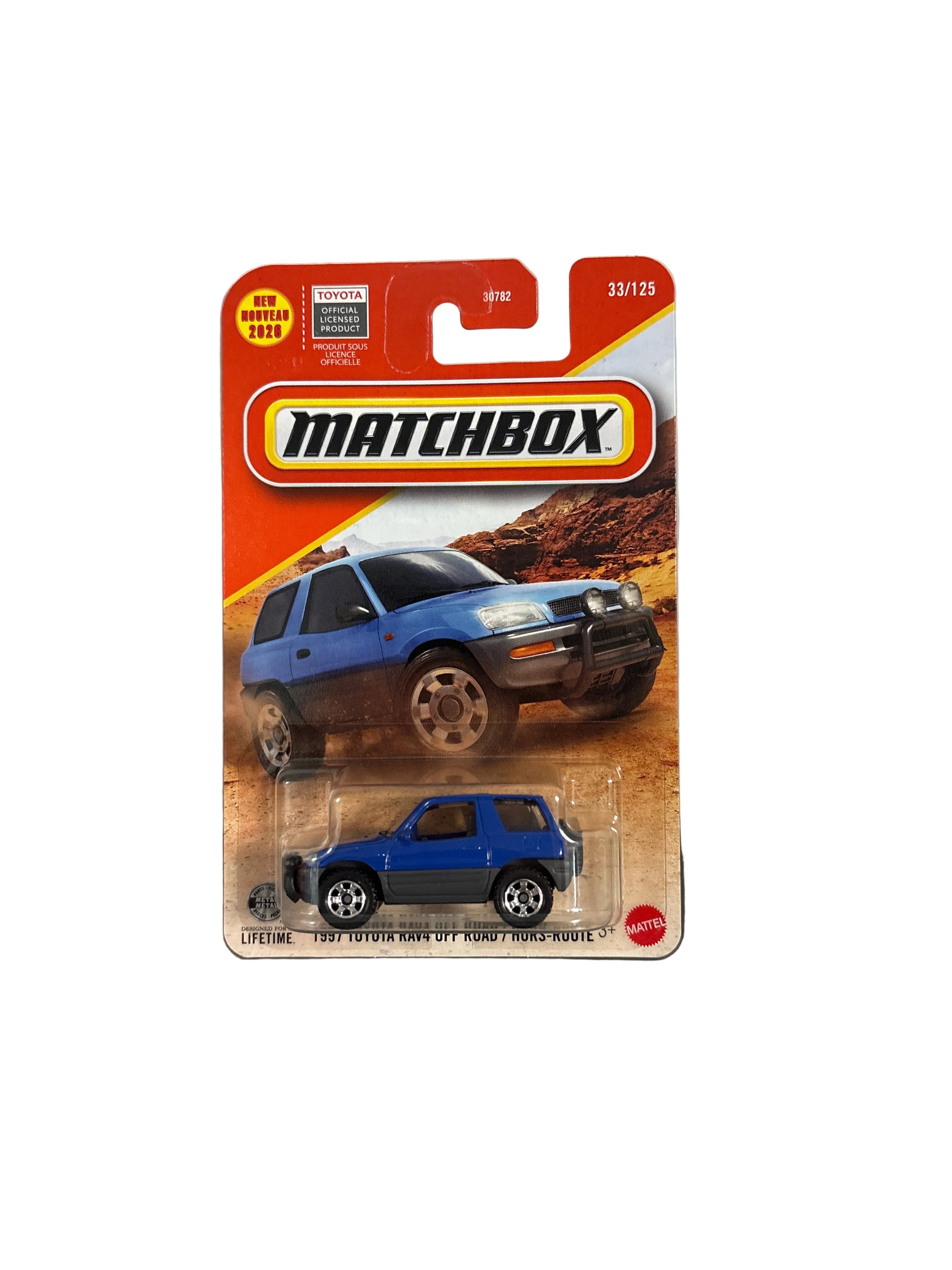 Matchbox 1997 Toyota RAV4 Off Road Diecast blue