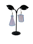 Science  beaker  earrings