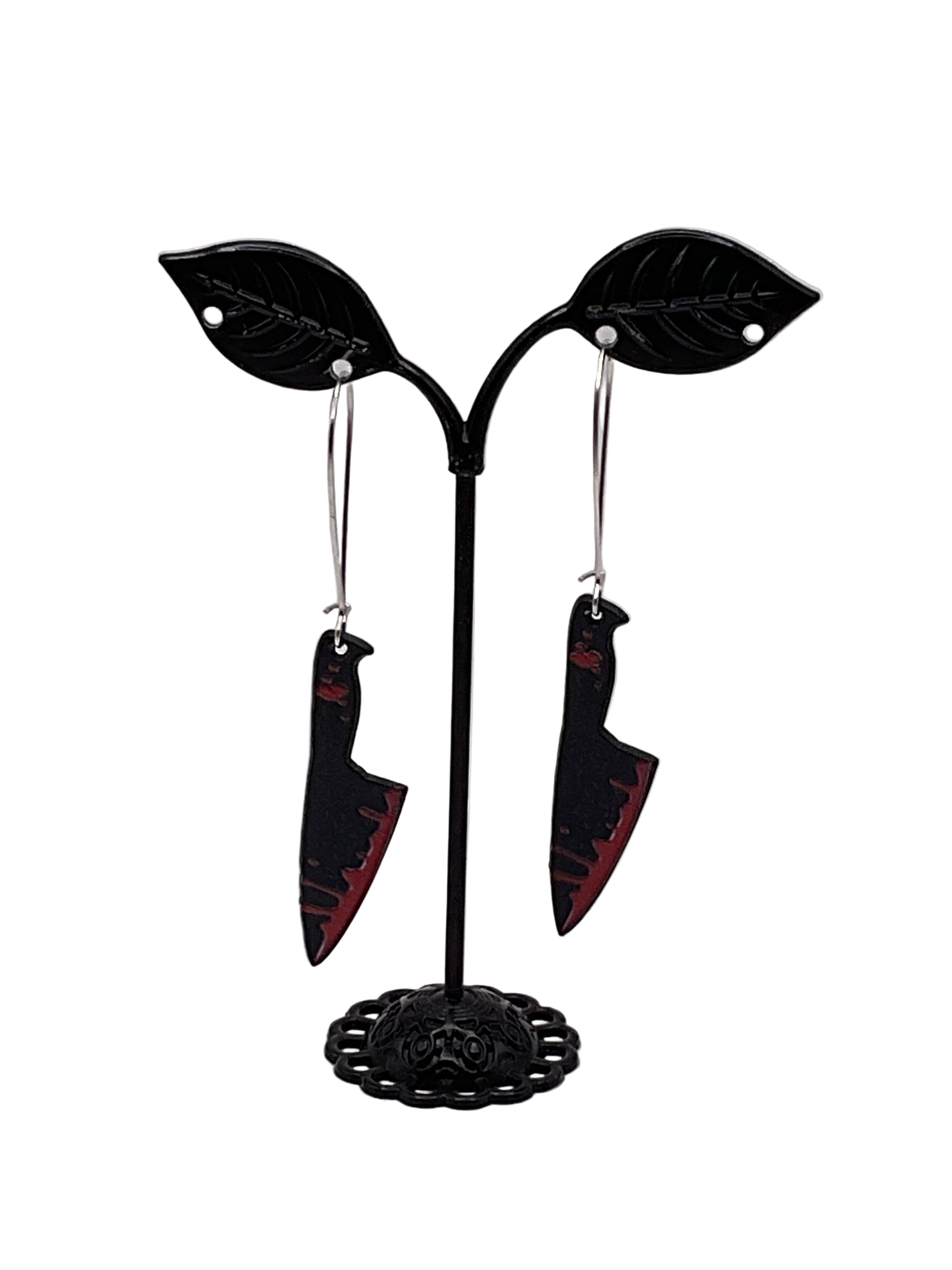 Bloody Sharp Object Earrings