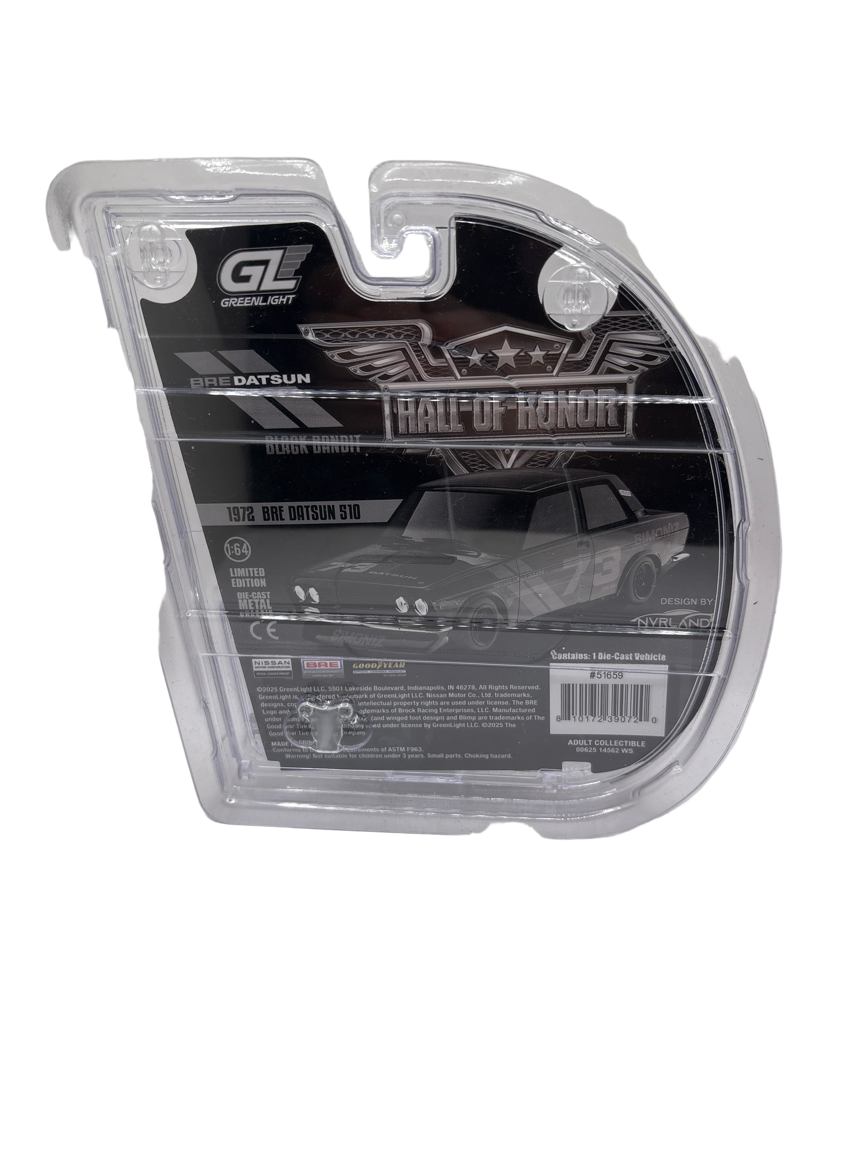 Greenlight 1972 Bre Datsun 510 Diecast