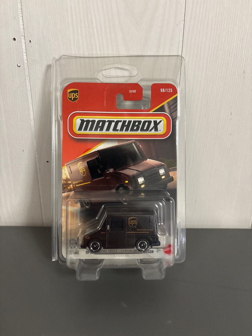 Matchbox UPS Delivery Truck Diecast brown