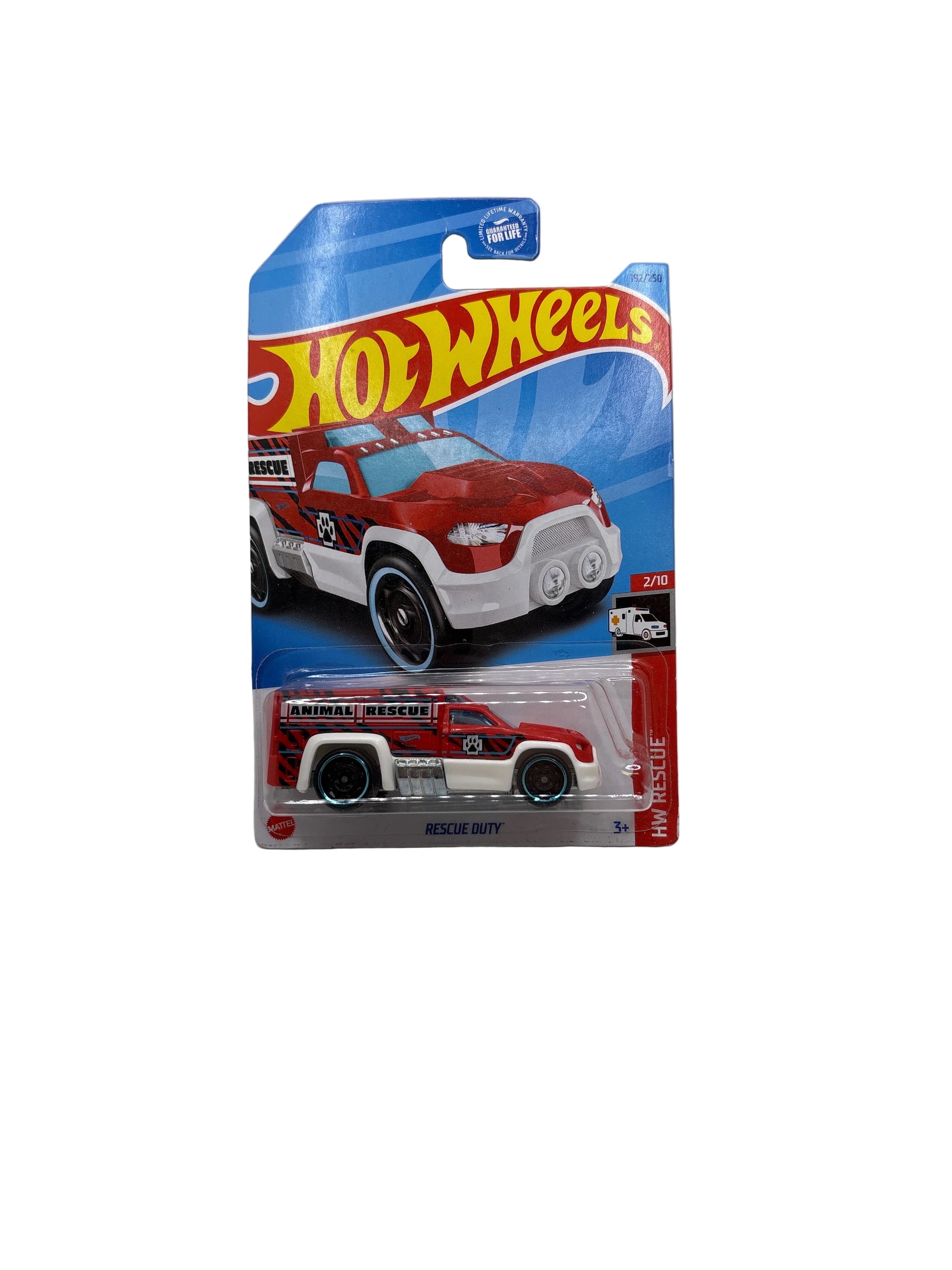 Hot Wheels Rescue Duty Diecast red