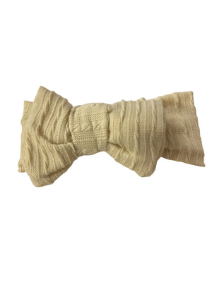 Beige Baby Bow