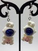 Bunny astronaut earrings