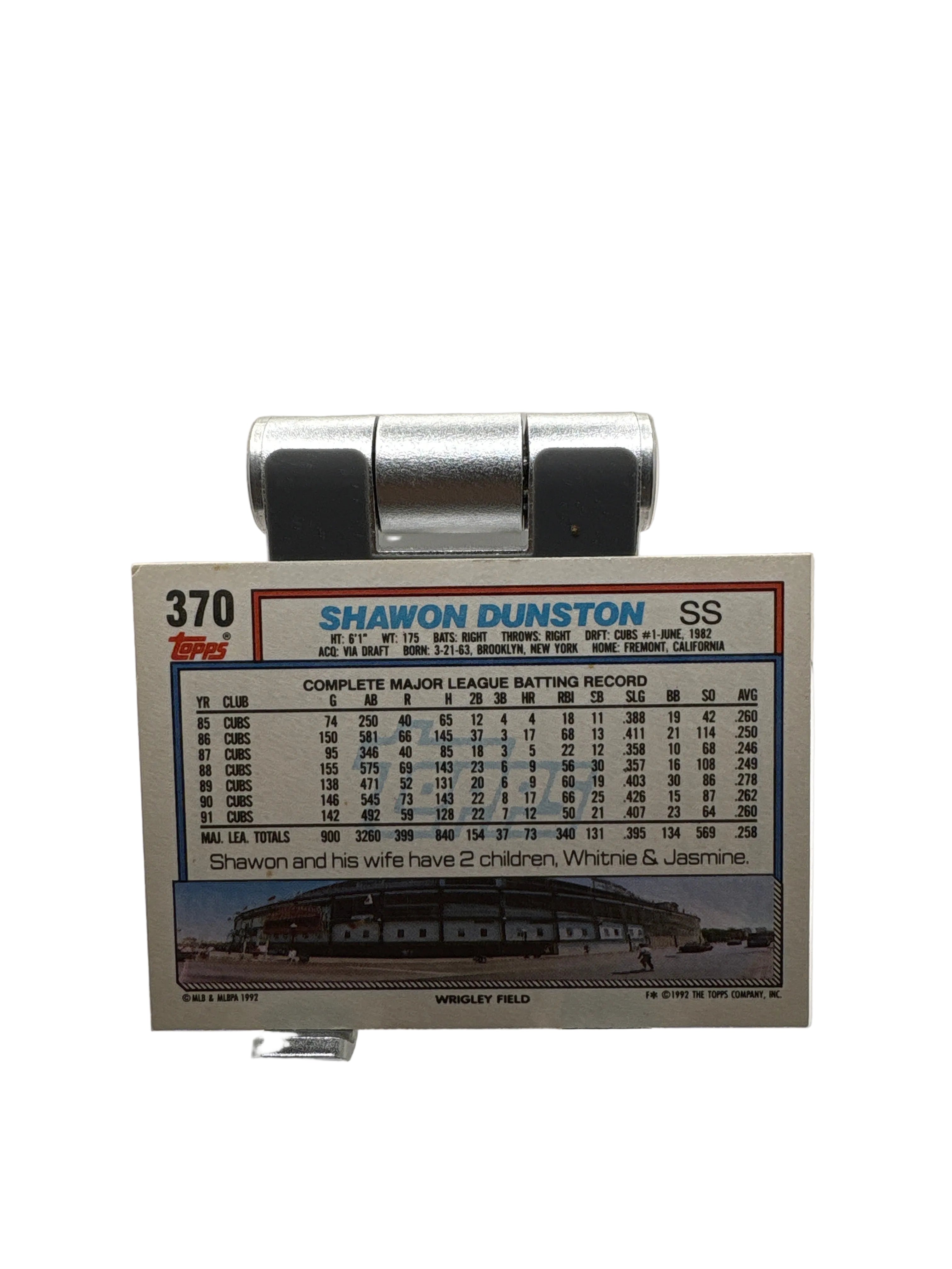 Topps Shawon Dunston