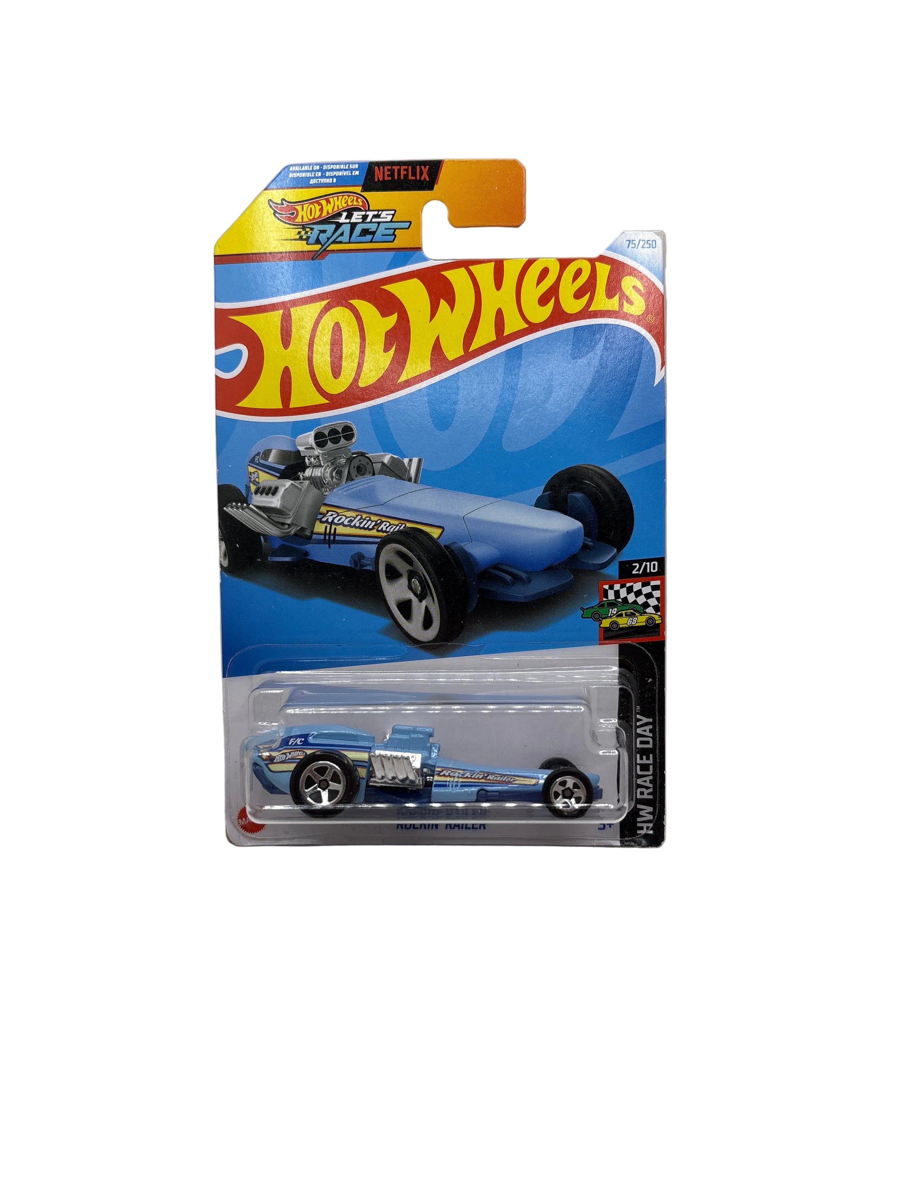 Hot Wheels Rockin Railer Diecast blue