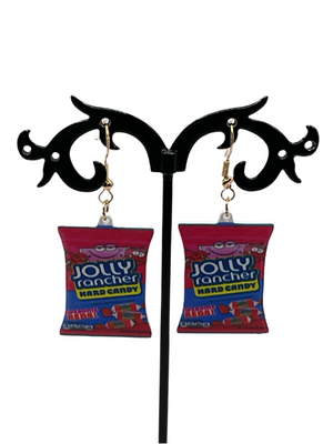 Candy bag earrings