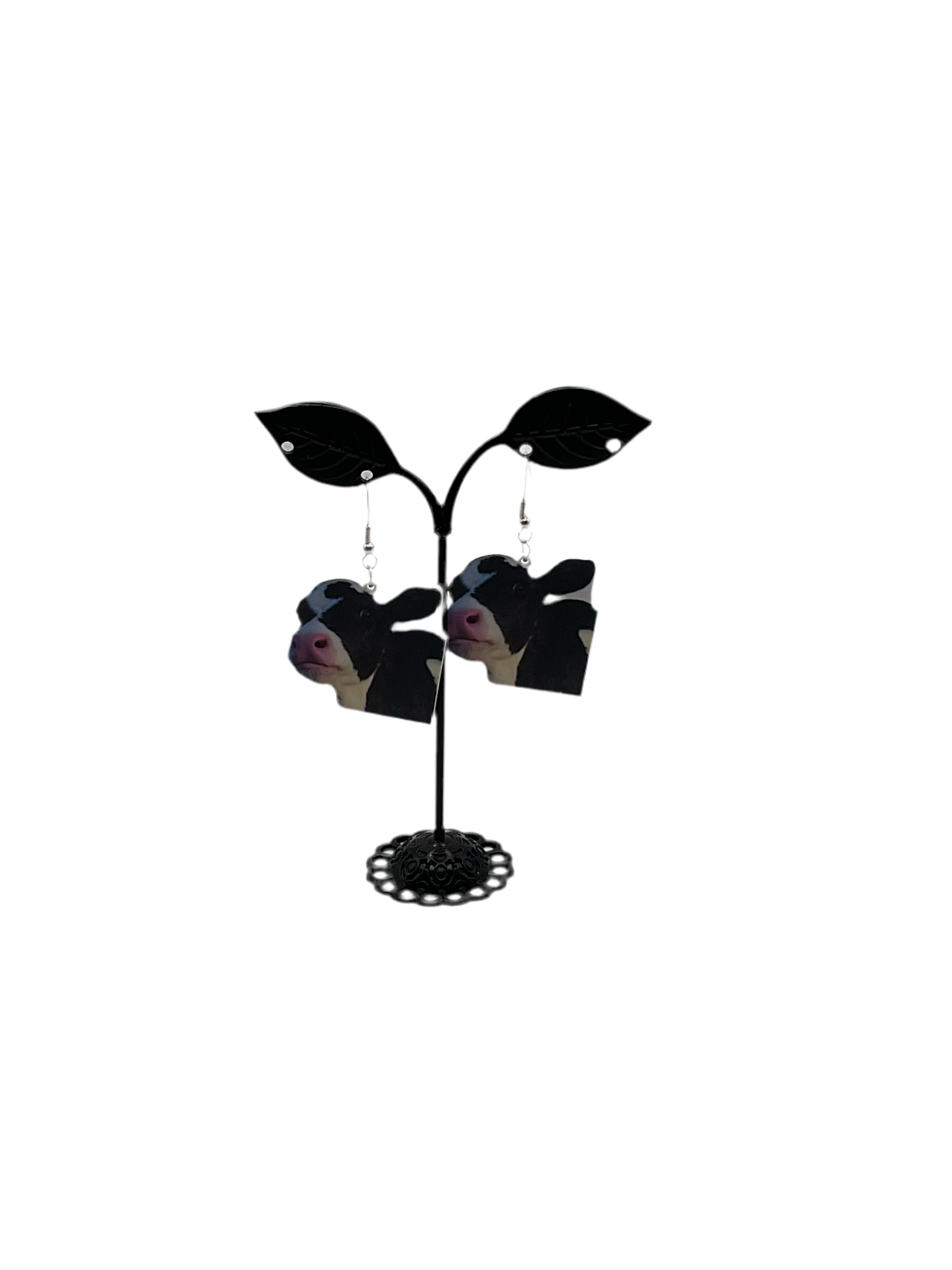 Cow earrings