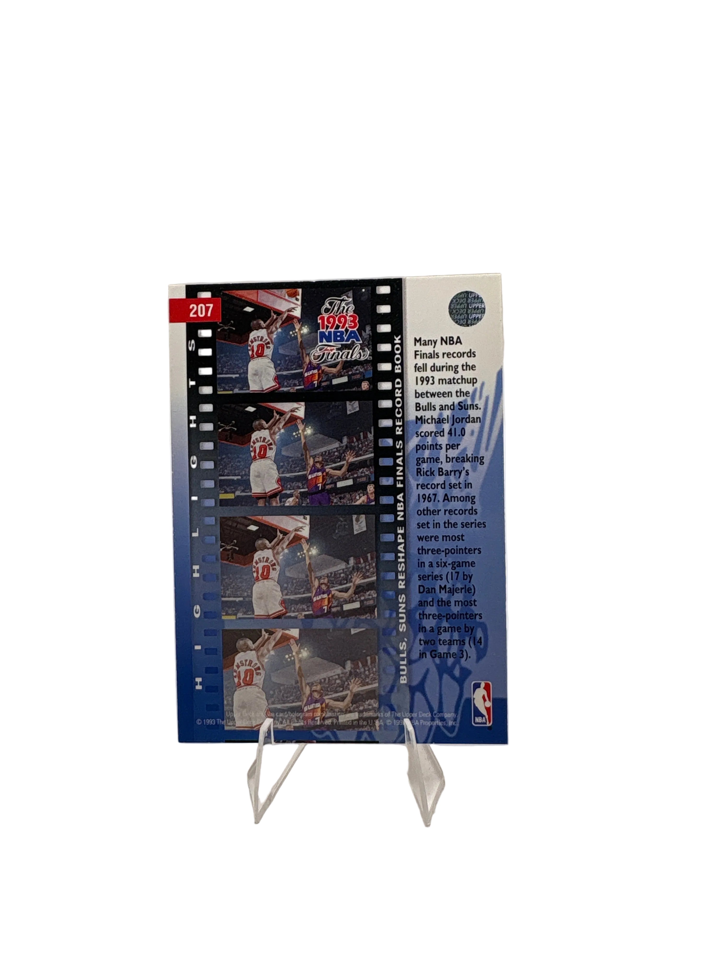 Upper Deck NBA Finals Records