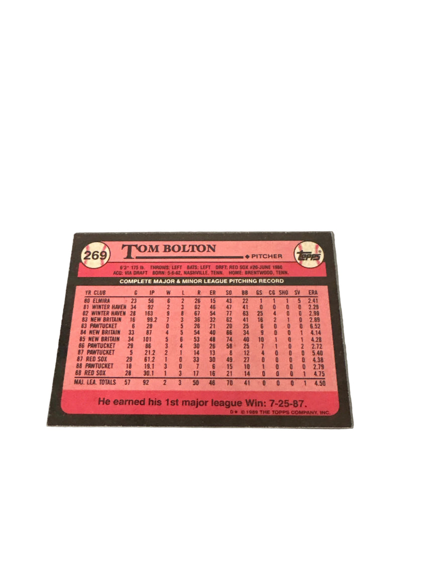 Topps Tom Bolton