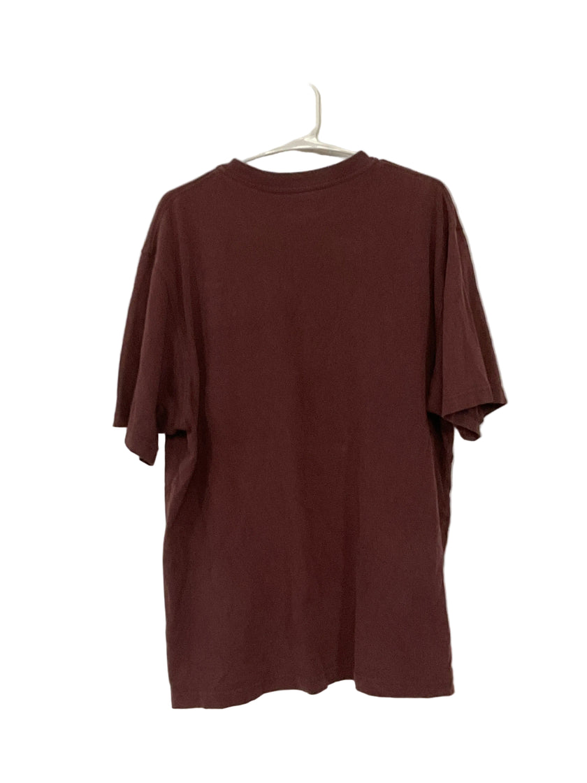 Maroon work shirt