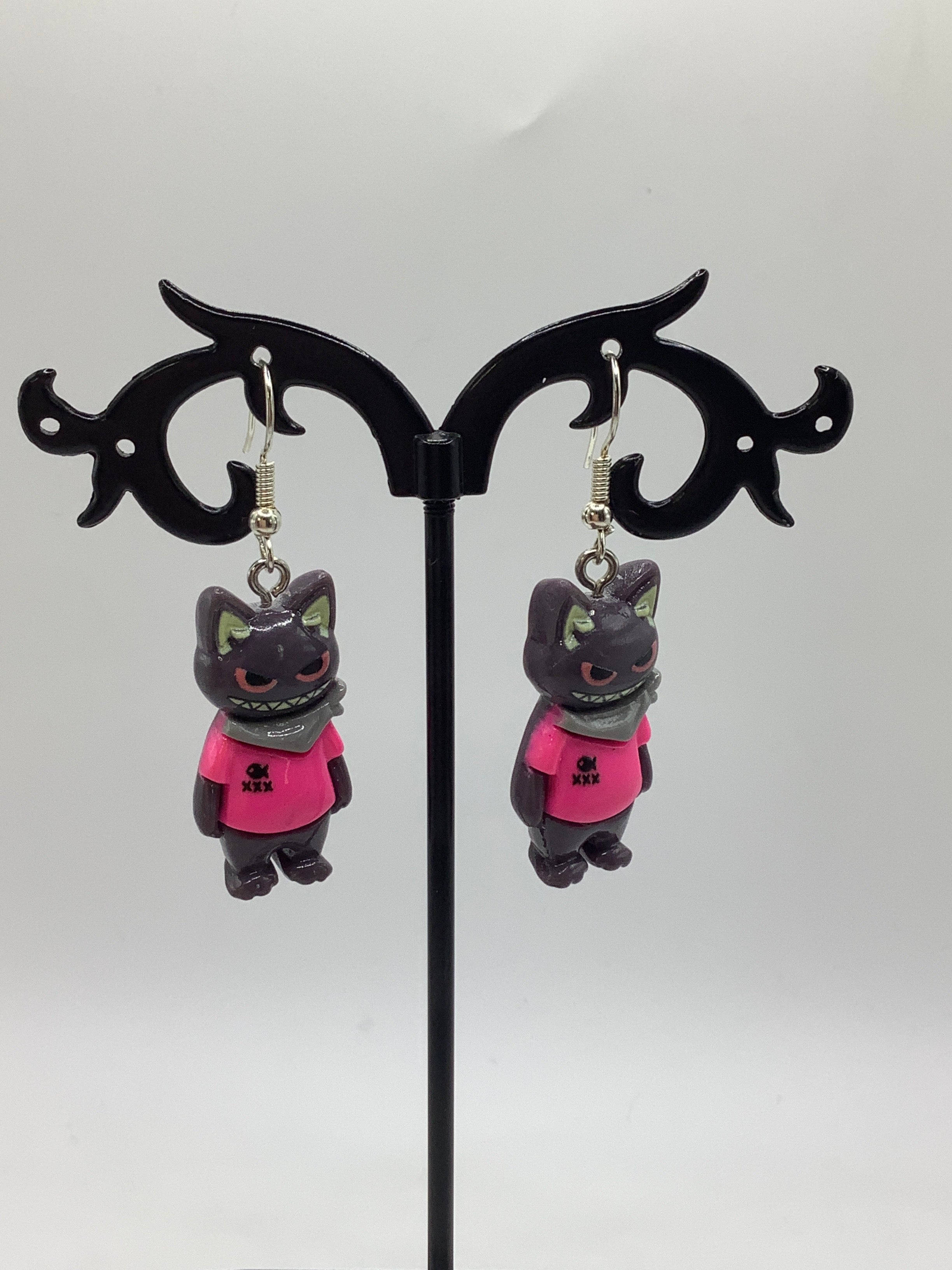 Cat earrings