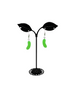 Green Jelly Bean earrings