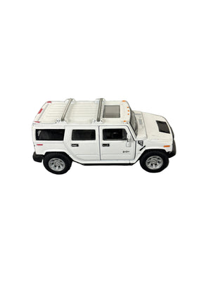 Kinsmart 2008 Hummer H2 SUV Diecast white