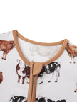 Posh TOT How Now Brown Cow? Bamboo Shorty Romper