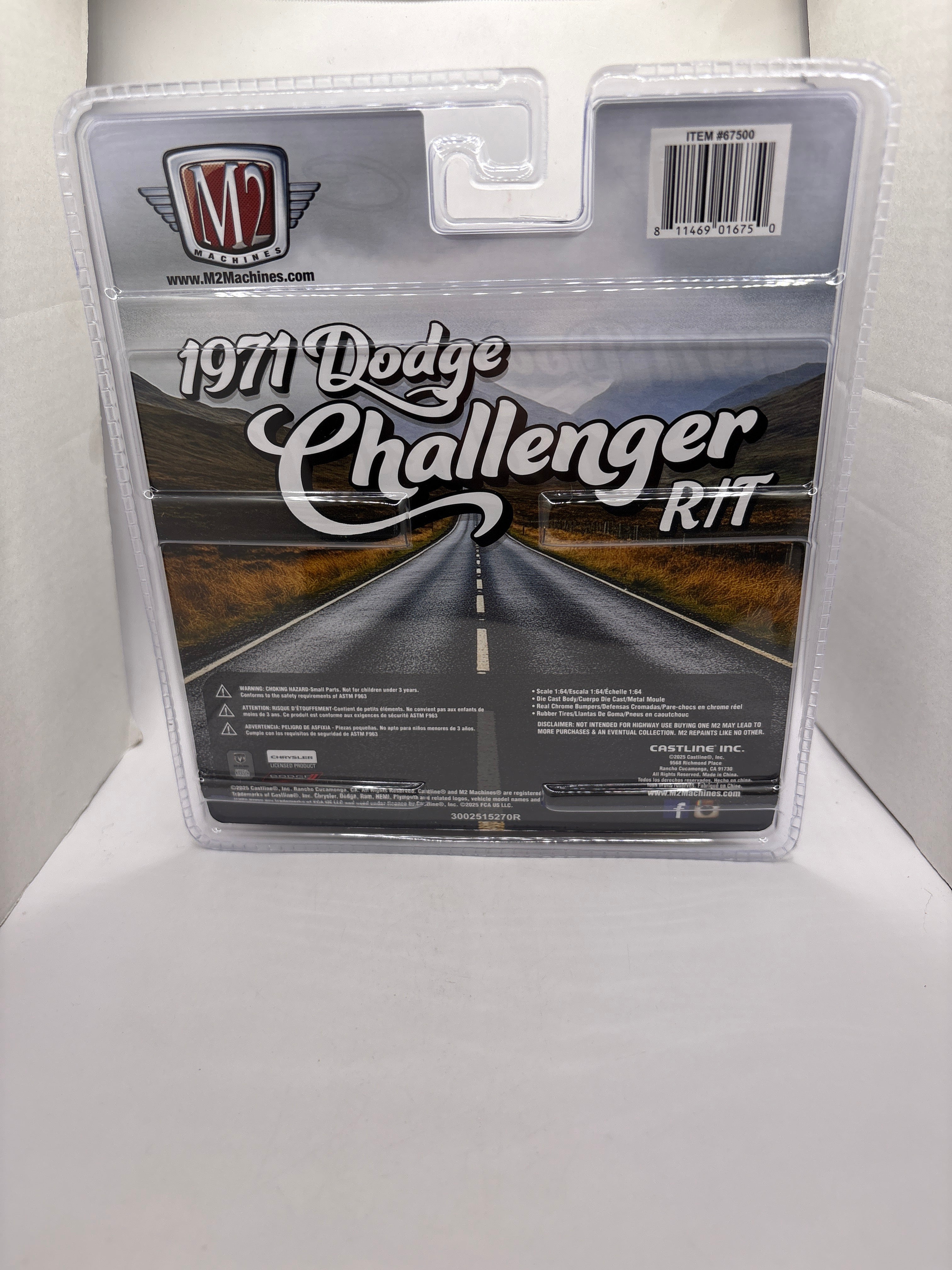 M2 1971 Dodge Challenger Diecast