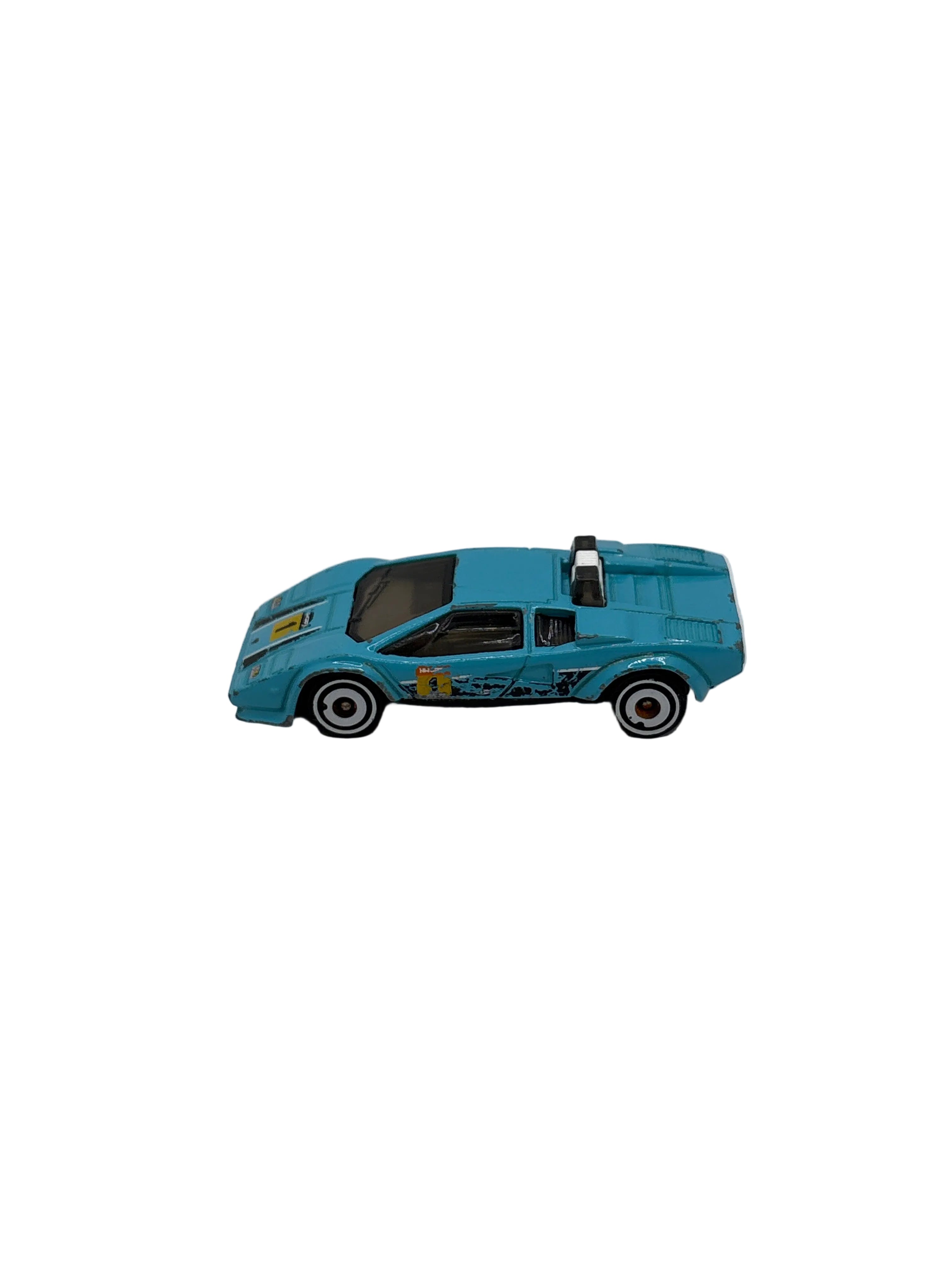 Hot Wheels Lamborghini Countach Pace Car Diecast blue