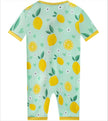 Posh TOT Lemon Squeeze Bamboo Shorty Romper