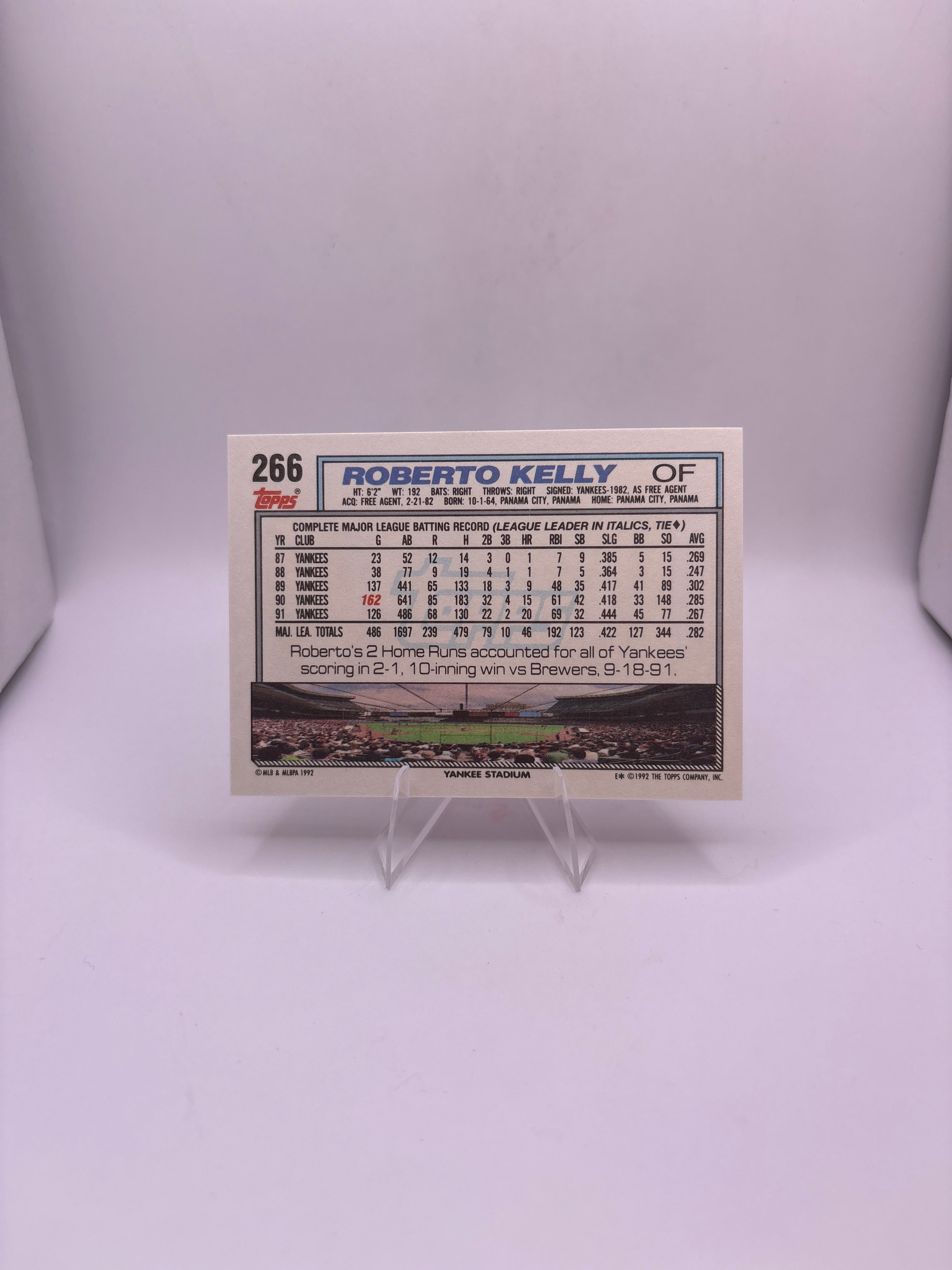 Topps Roberto Kelly
