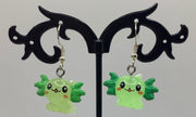 Axolotl earrings