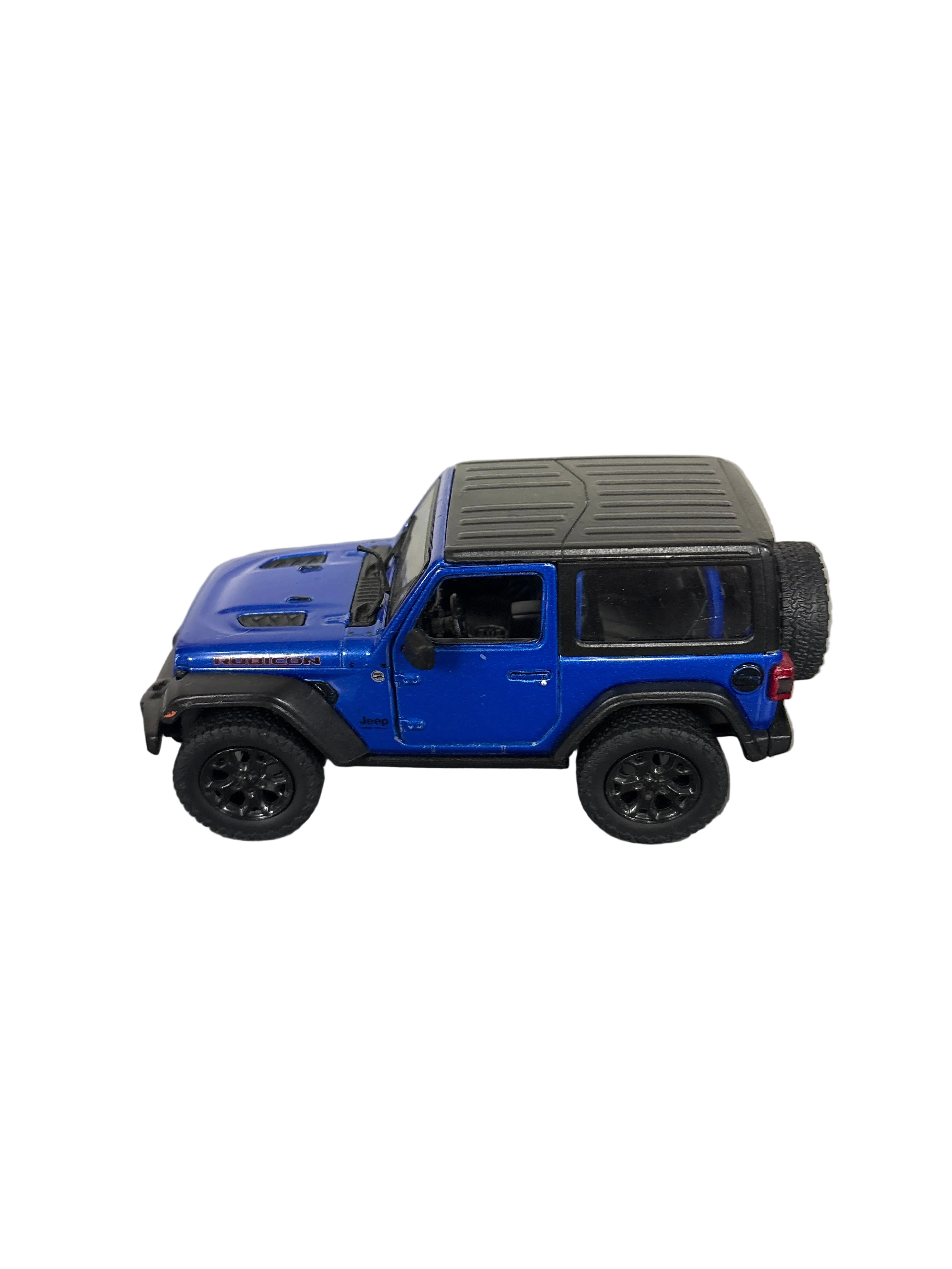 Kinsmart 2018 Jeep Wrangler Diecast blue