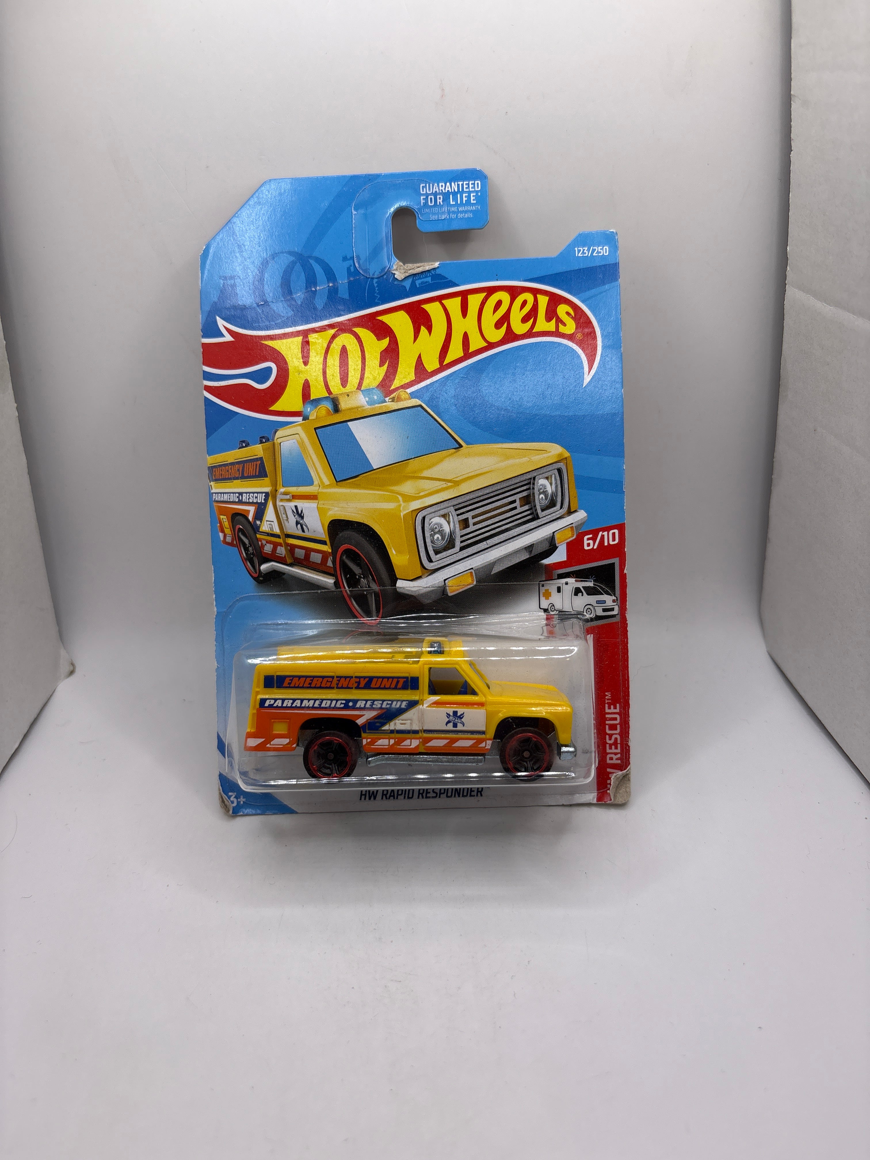 Hot Wheels HW Rapid Responder Diecast yellow