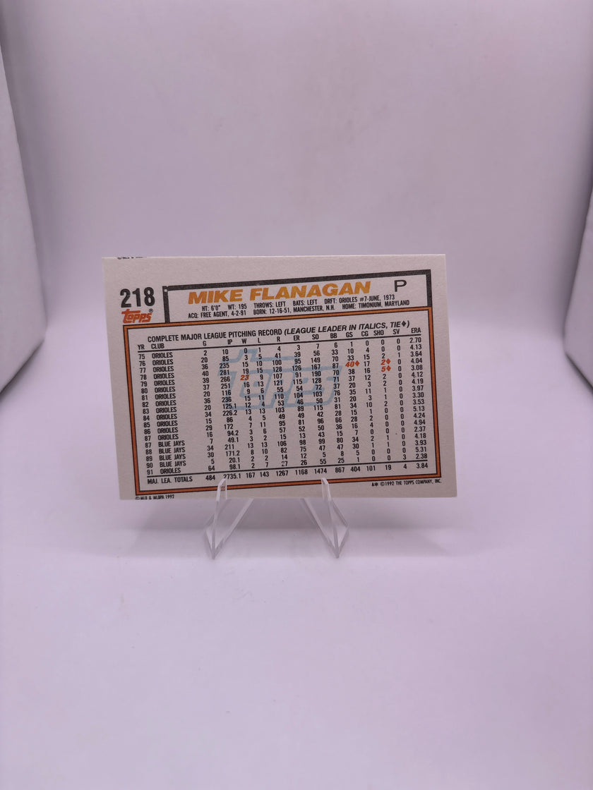 Topps Mike Flanagan